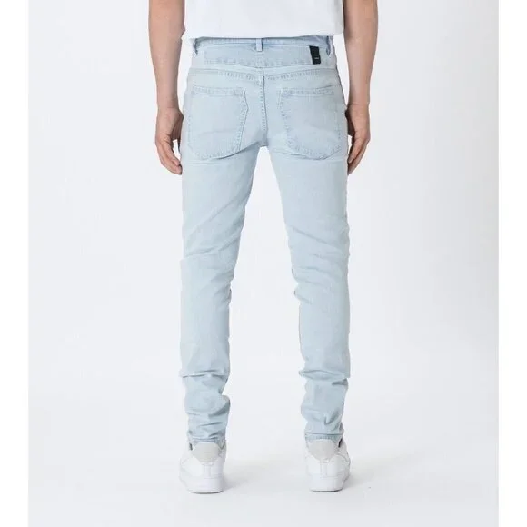 Zanerobe Sz 30 BNWOT men's light blue denim jeans joe blow distressed